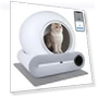 Self-Cleaning Smart Cat Litter Box — Waste Bins, Rainbow Rain