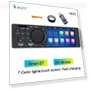 1 Din 4.1-inch Touch Screen Car Radio — Car Installation Essentials, Auto Launcher