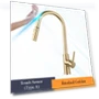 Matte Gold Retractable Touch Kitchen Faucet — Smart-Touch Kitchen Faucets, JOHO - CarGear