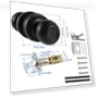 Smart Door Handle with Fingerprint Scanner — Biometric Security, ToyousoniC