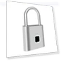 Smart Fingerprint Padlock — Biometric Security, Auto Launcher