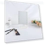 LED Vanity Mirror with Touch Switch — Handheld, JOHO