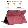 Cartoon Sakura Cat Embossed Smart Leather Tablet Case for iPad Pro 12.9
