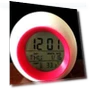 Colorful Round LED Digital Alarm Clock with Touch Control — Clocks, AKA005