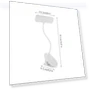 Rechargeable LED Reading Lamp with Clip — Reading Lights, DC-HOME Textile