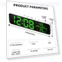 Digital WiFi Clock with Temperature and Humidity Sensor — Clocks, COOKING-MALL
