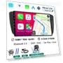 QLED Touchscreen Car Stereo with GPS Navigation — Stereo Receivers, AutoSphere