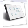 Switch Fan Speed Interruptor Wifi Smart Light 4Gang Glass Touch Sensor Panel — Ceiling Fan Wall Controls, Melery