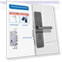 Smart Door Lock with Temporary Password and Bluetooth Remote — Smart Home Security, Lucky Lemon