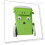 Mini Desktop Cleaner Robot Toy — Smart Cleaning Robots, Kitchen artifact