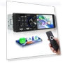 1-DIN Car Stereo with Bluetooth, CarPlay, Android Auto, 4-inch Touchscreen MP5 Player, FM Radio, RDS, Dual USB, TF Card... — Stereo Receivers, HAYAO
