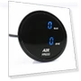 Blue LED Digital Dual Air Pressure Gauge with Electrical Sensor — Fuel Pressure, Topfactory