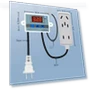 Digital Thermostat Controller with Socket — Home Climate Control, TAOMall
