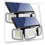 Outdoor Solar Sensor Motion Security Light — Outdoor Security & Flood Lighting, SAMURAI STYLE