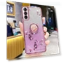 TPU Case with Kickstand Glitter Flower Pattern Rhinestone Decor — Phone Accessories, Smartwatch 2025