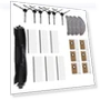 Brush Filters for ABC Ultenic L6 Pro Kit — Vacuum Attachments, Vacuum Cleaner Acc