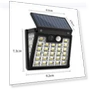 Solar Lights Outdoor Waterproof Street Wall Lamp — Outdoor Security & Flood Lighting, Lanzhong