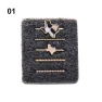 Metal Charms Decorative Ring Diamond Ornament Smart Watch Silicone Strap — Bands, AVE