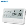 Digital LCD Weather Station Clock — Hygrometers, globalseller