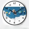 Creative Space Automatic Radio Wall Clock with Timer — Clocks, Window glass film