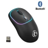 Bluetooth RGB Rechargeable Ergonomic Silent Optical Mouse — Computer Mice, Essager Electronic