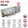 LED Digital Smart Alarm Clock with FM Radio and Time Projection — Alarm, Daily necessities-V