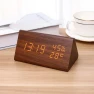 LED Digital Wooden Alarm Clock — Clocks, Daily necessities-V