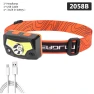 Touch LED Headlamp with Built-in USB Rechargeable Battery — Flashlights, Linda Hong