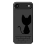 Air Case Black Cat on the Wall Pattern Printing Straight Edge TPU Phone Back Cover — Back Covers, Smartwatch 2025