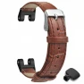 Bamboo Texture PU Leather Adjustable Strap, Smartwatch 2025