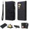 Magnetic Leather Case with Detachable Zipper Wallet Strap — Flip Cases, Smartwatch 2025