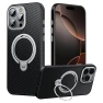 MagSafe Kickstand Case with Carbon Fiber Texture — Phone Accessories, Smartwatch 2025