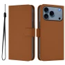 Solid Color Wallet Leather Phone Cover with Strap — Basic Cases, Smartwatch 2025