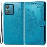 Wallet Leather Phone Cover with Mandala Embossment — Flip Cases, Smartwatch 2025