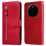 Zipper Wallet Calf Texture PU Leather Phone Cover — Flip Cases, Smartwatch 2025
