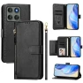 Zipper Pocket Multiple Card Slots Leather Phone Cover — Basic Cases, Smartwatch 2025