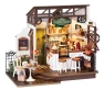 Miniature Dollhouse DIY Kit with LED Lighting — Bases, Omi Japan Products