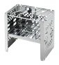Silver BBQ Bonfire Smart — Grill Carts, CAPTAIN STAG