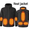 Smart Windproof Heated Puffer Jacket — Insulated, BigSopping