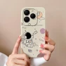 Astronaut Cartoon Pattern Shockproof Liquid Silicone Matte Phone Case — Basic Cases, New Style Case