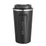 Vacuum Insulated Cup with Smart Temperature Display — Beverage Warmers, Listing stainless utensil