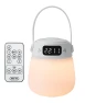 Bedside Lamp with Clock Night Light — Desk & Table Lighting, Trendy Japanese products