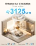 Smart Ceiling Fan with Light, Lumary