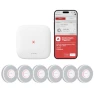 Smart Smoke Detector with Voice Alerts and 17 Locations, X-Sense