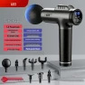 Smart Percussion Massage Gun with LCD Touch — Back Relief Solutions, AUX