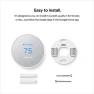 Thermostat - Smart Thermostat for Home - Programmable Wifi Thermostat - Snow (Renewed) — Smart Thermostat, Google