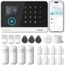 Home Security System with Alarm, Phone Alerts, Door/Window Sensors, and Remotes — Smart Home Security, PGST
