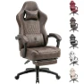 Gaming Chair with Footrest, Massage Lumbar Support, and Pocket Spring Cushion — Gaming Chairs, Dowinx