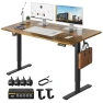 Large Electric Standing Desk with Lockable Wheels — Standing Desk, Gamork