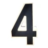 House Number Sign with Smart Solar Lighting, Pleasure Holiday